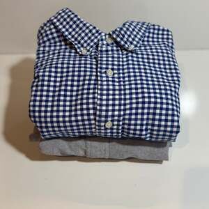Polo Ralph Lauren Men's Classic Fit Gingham Oxford Shirts SS 2XB lot of 2